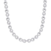Infinity 22" 8mm Moissanite Designer Necklace - 925 Sterling Silver
